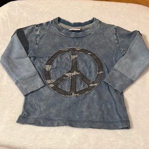 Mish boys “peace” long sleeve shirt